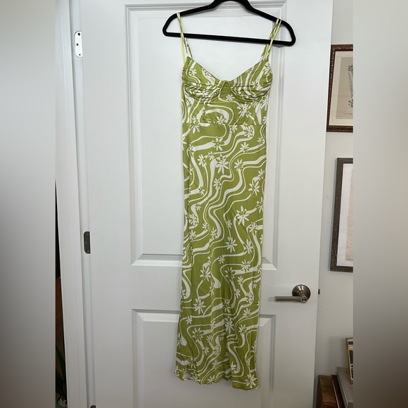 ASTR Green Midi Dress - Picture 5 of 6